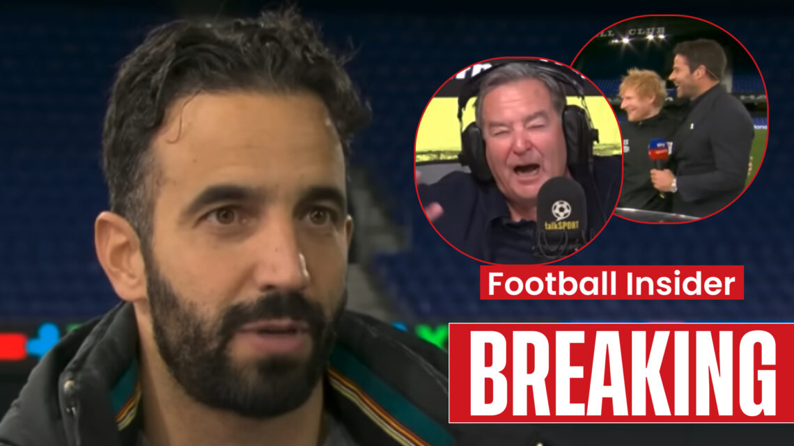 Ruben Amorim Man United Jeff Stelling Ed Sheeran