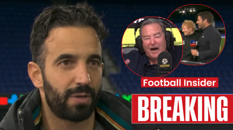 Ruben Amorim Man United Jeff Stelling Ed Sheeran