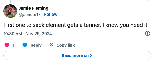 Rangers Stewart Clement screen shot