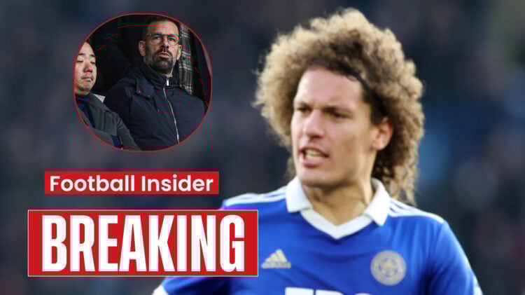 Wout Faes Leicester City Ruud van Nistelrooy
