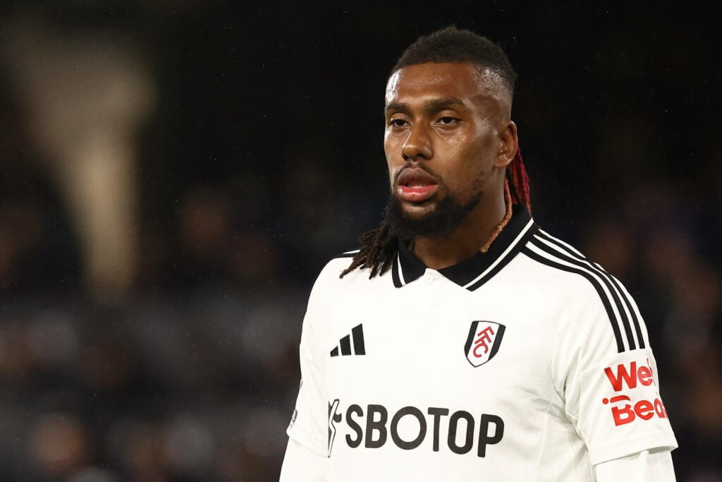 Alex Iwobi of Fulham pictured during a Premier League match,