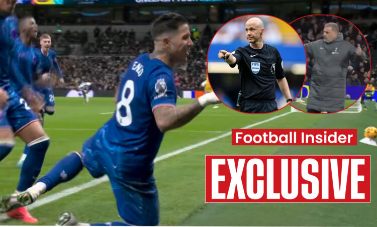Enzo Fernandez Chelsea Anthony Taylor Ange Postecoglou