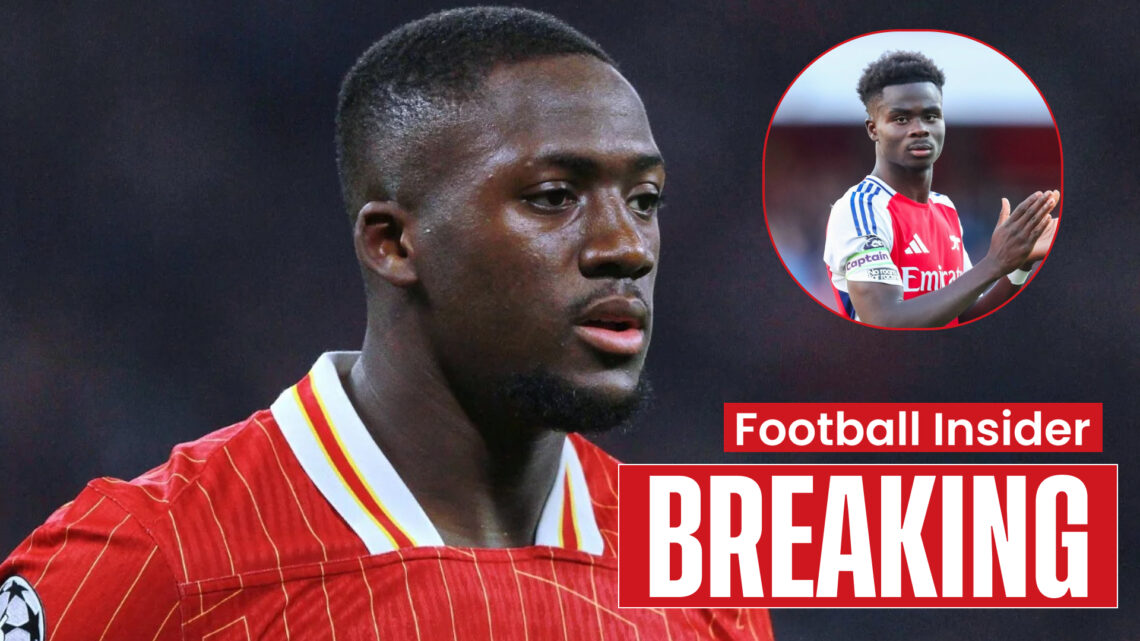 Ibrahima Konate Liverpool Bukayo Saka Arsenal
