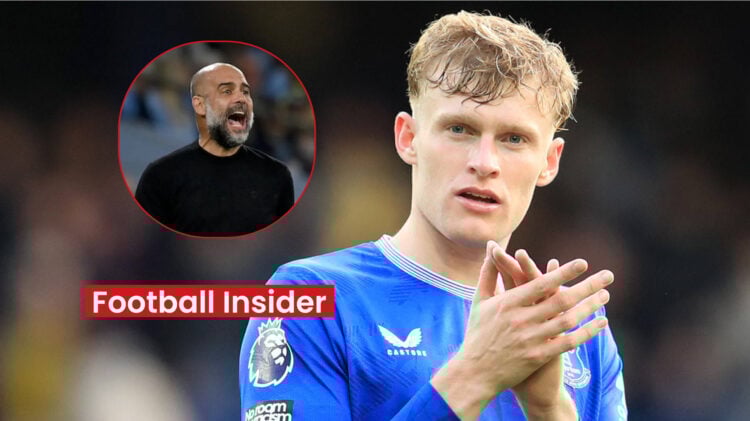 Jarrad Branthwaite Everton Pep Guardiola Man City