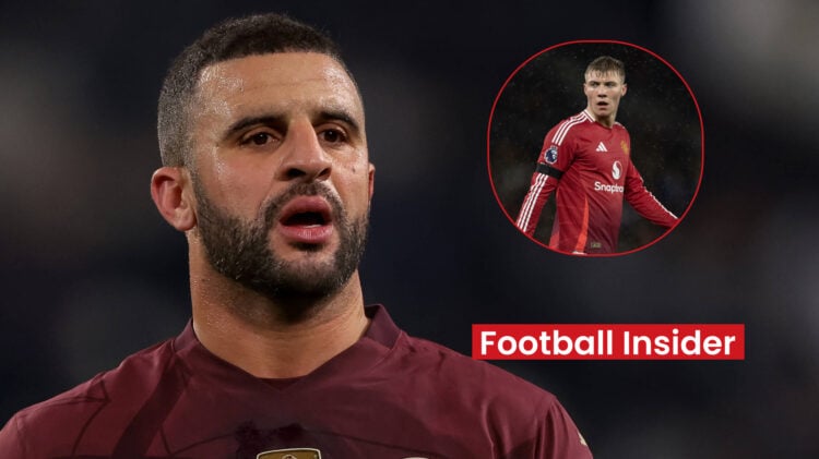 Kyle Walker Man City Rasmus Hojlund Man United