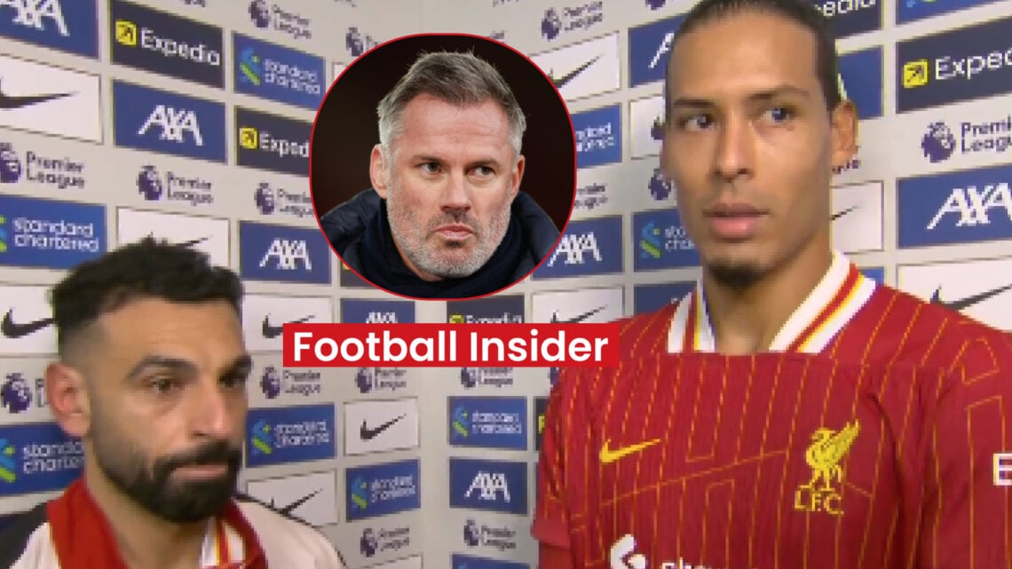 Mo Salah Virgil van Dijk Liverpool Jamie Carragher