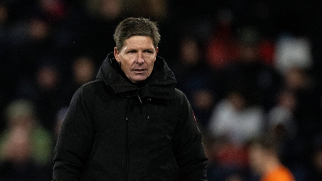 Crystal Palace manager Oliver Glasner