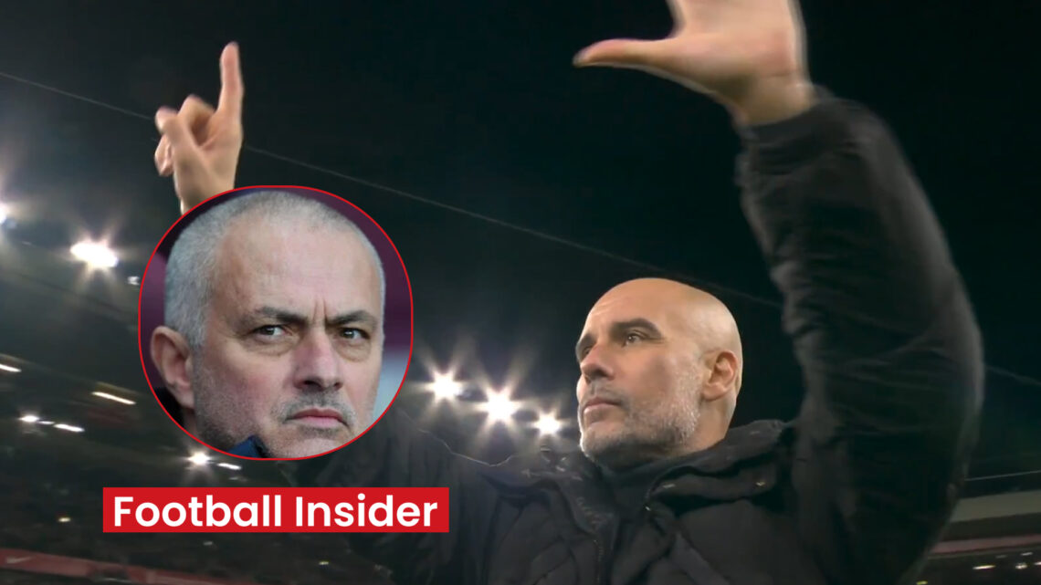 Pep Guardiola Man City Jose Mourinho