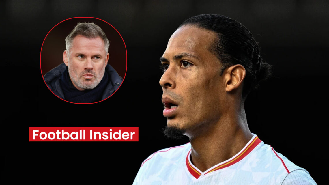 Virgil van Dijk Liverpool Jamie Carragher