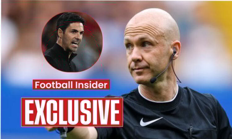 Anthony Taylor Arsenal Mikel Arteta exclusive