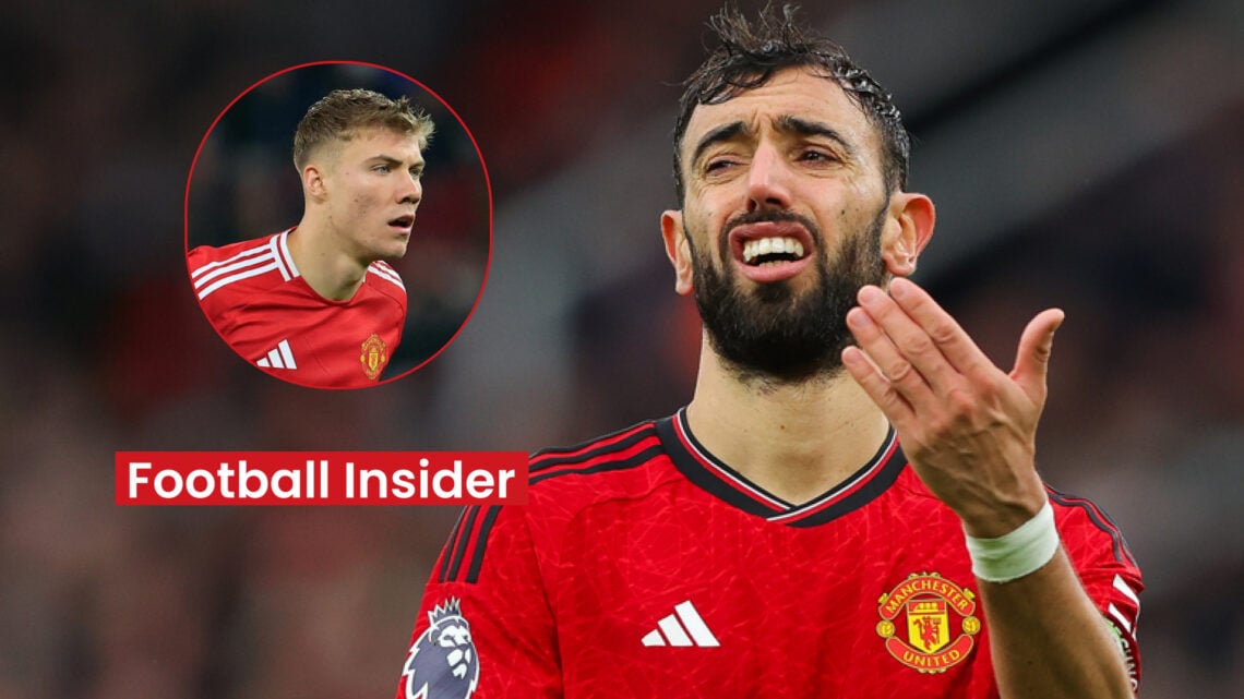 Bruno Fernandes Man United Rasmus Hojlund