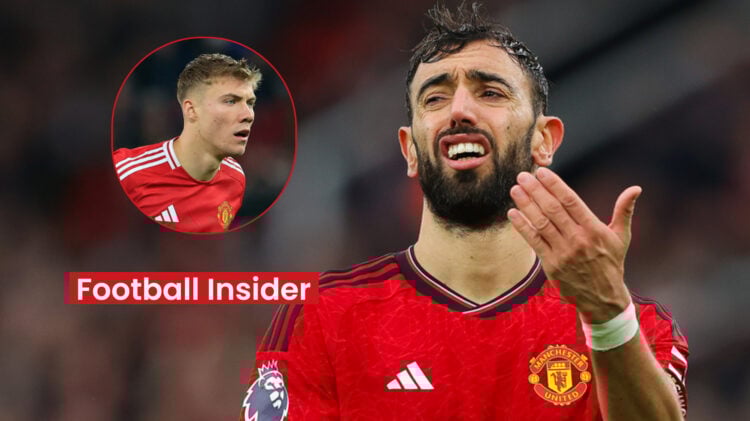Bruno Fernandes Man United Rasmus Hojlund