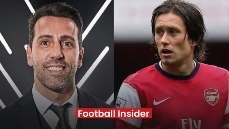Edu Arsenal Tomas Rosicky split