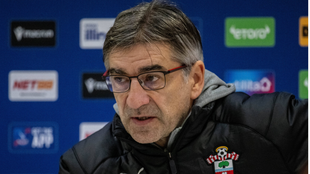 Ivan Juric at a Southampton press conference