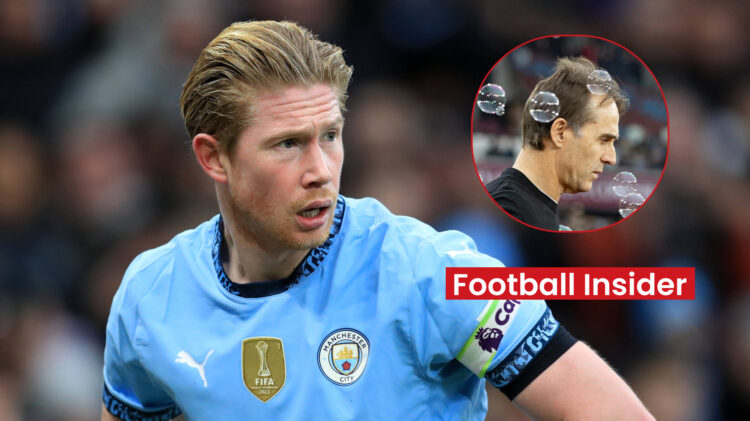 Kevin De Bruyne Man City Julen Lopetegui West Ham
