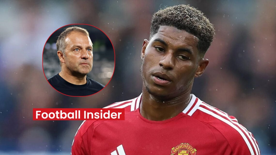 Marcus Rashford Man United Hansi Flick Barcelona