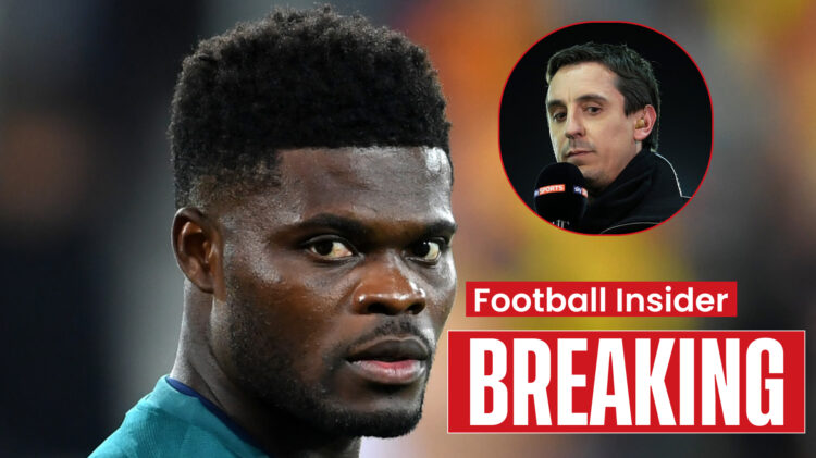 Thomas Partey Arsenal Gary Neville