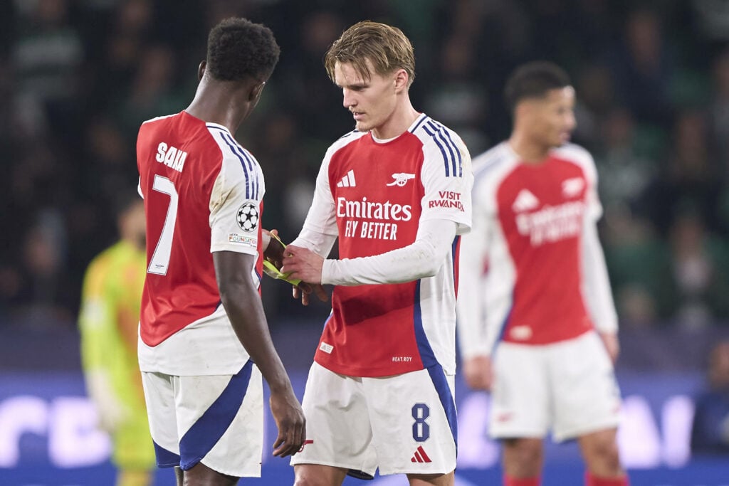 Bukayo Saka and Martin Odegaard, Arsenal