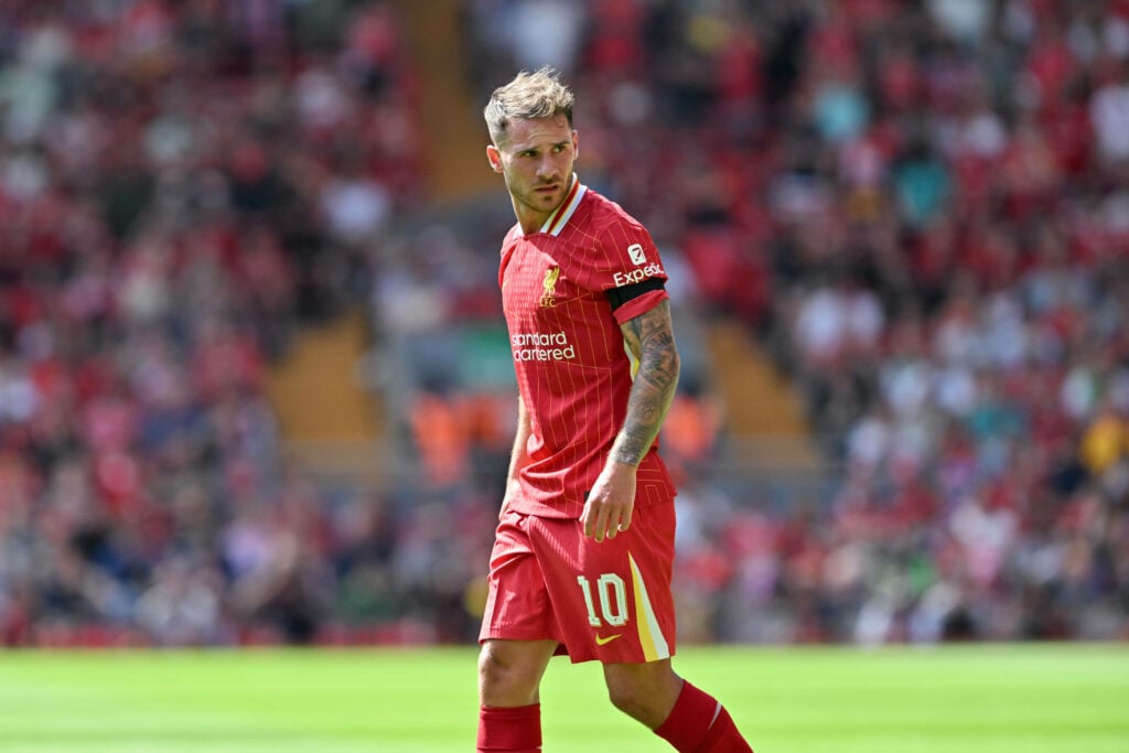 Liverpool midfielder Alexis Mac Allister