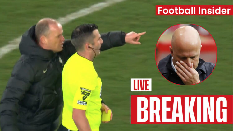 Arne Slot Michael Oliver Liverpool Everton