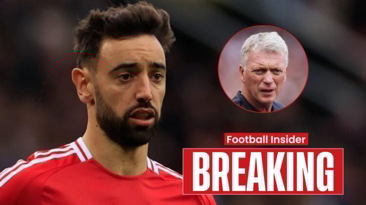 Man United Bruno Fernandes David Moyes