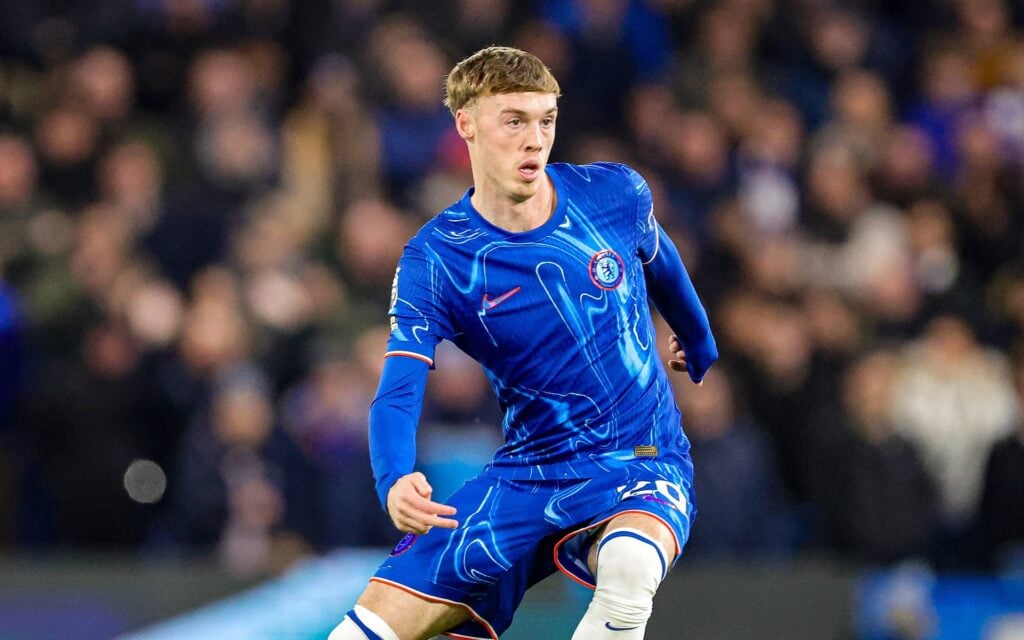 Cole Palmer playing for Chelsea