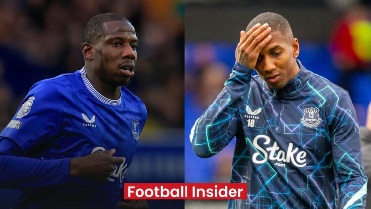 Abdoulaye Doucoure, Ashley Young, Everton
