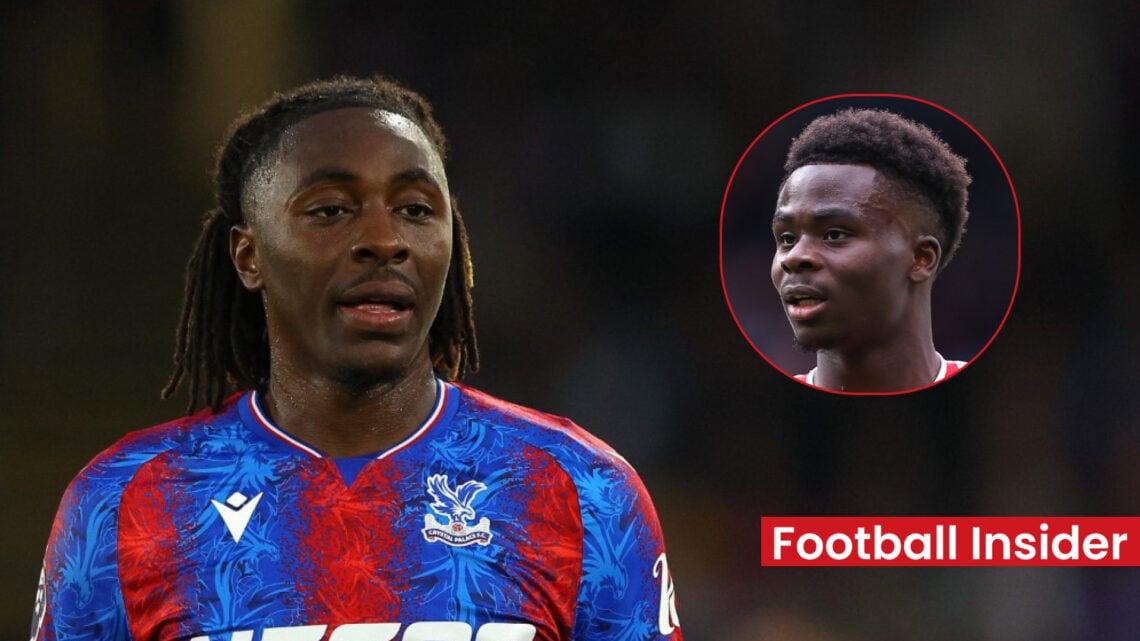 Eze and Saka after Crystal Palace beat Aston Villa