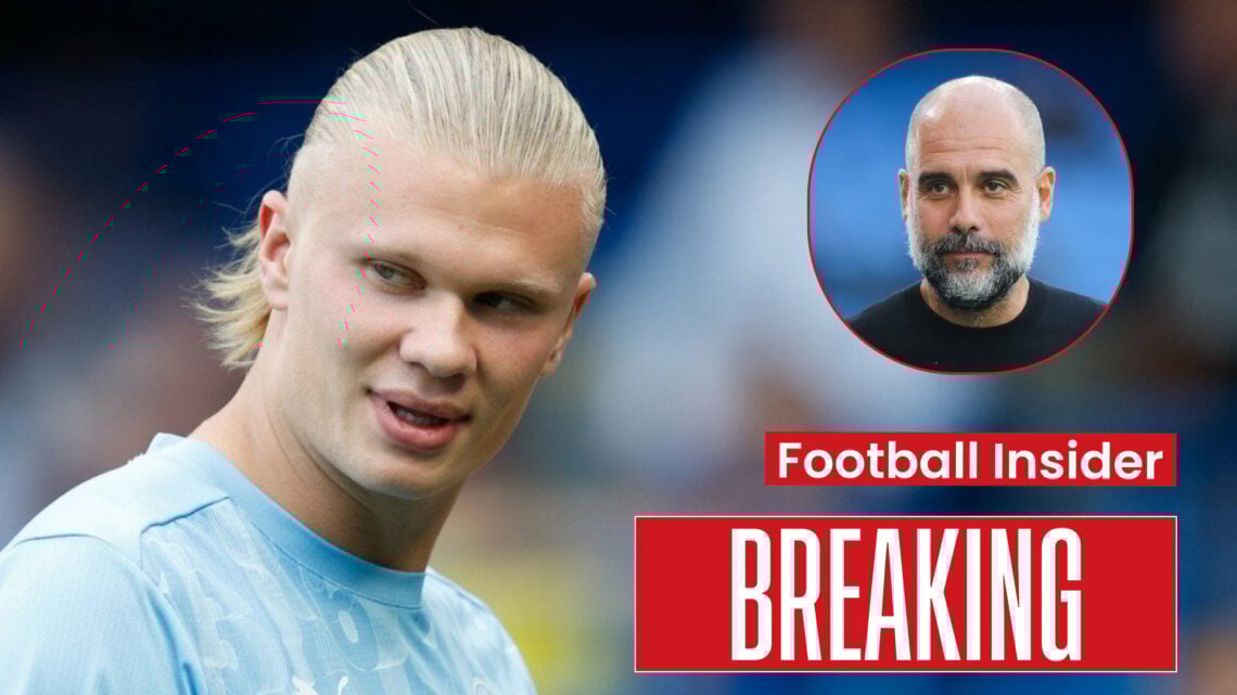 Man City Erling Haaland Pep Guardiola
