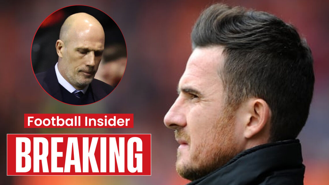 Philippe Clement and new Rangers manager Barry Ferguson