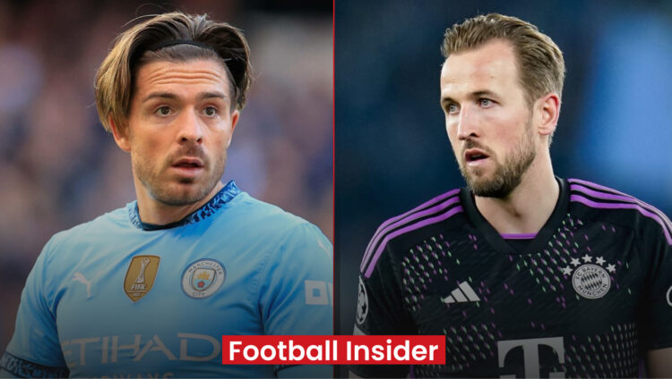 Man City winger Jack Grealish and Bayern Munich striker Harry Kane