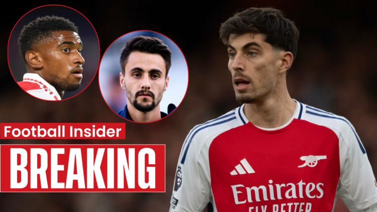 Arsenal striker Kai Havertz Reiss Nelson Fabio Vieira