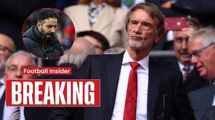Man United minority owner Jim Ratcliffe and manager Ruben Amorim