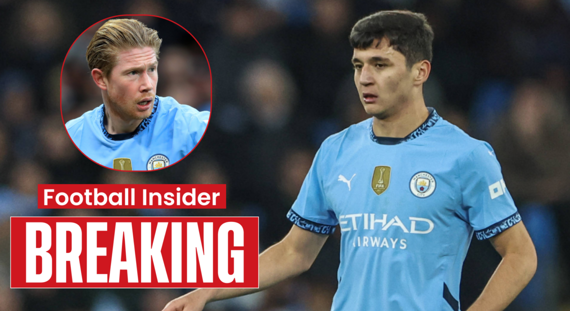 Man City players Abdukodir Khusanov and Kevin De Bruyne