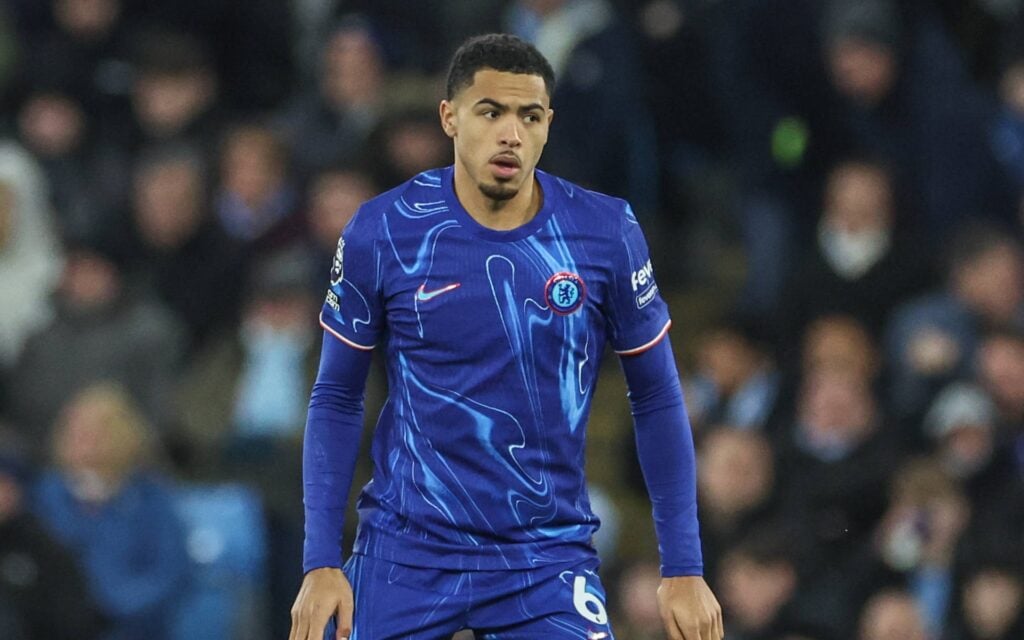 Levi Colwill playing for Chelsea