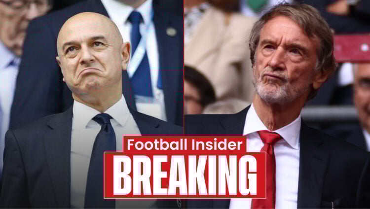 Tottenham owner Daniel Levy and Man United owner Jim Ratcliffe