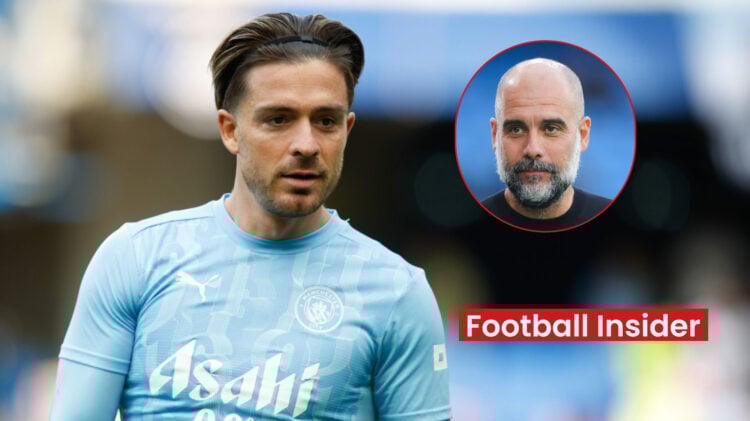 Jack Grealish and Pep Guardiola