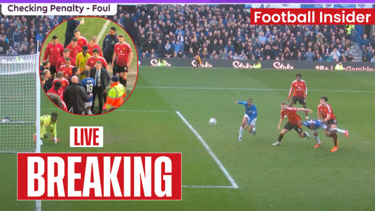 Everton denied penalty vs Man United