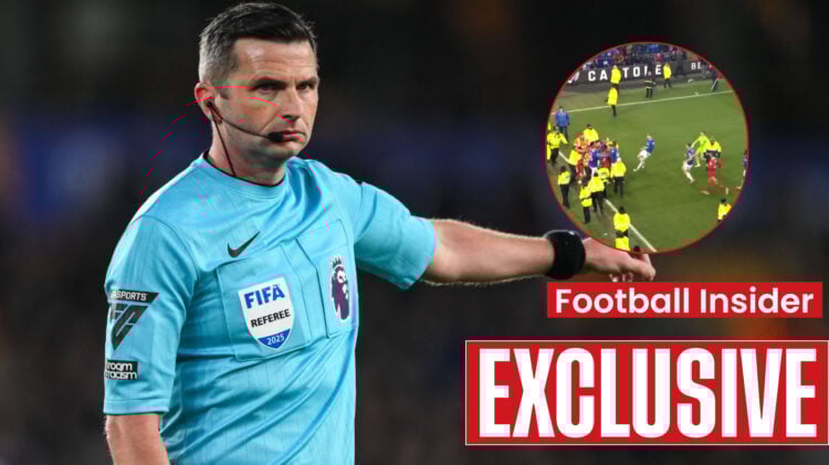 Liverpool Everton Merseyside Derby Brawl Michael Oliver