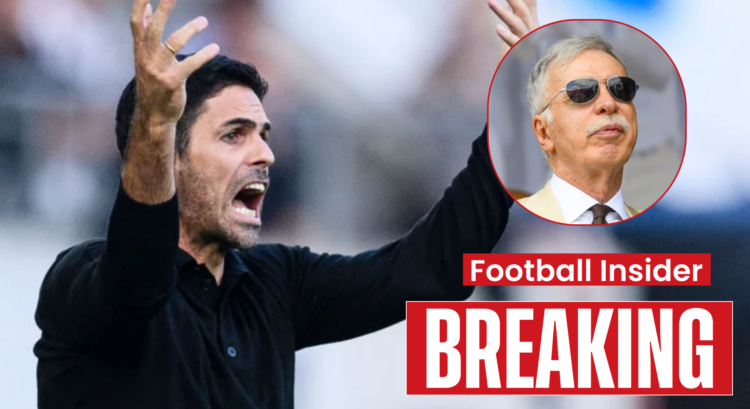 Arseal manager Mikel Arteta and owner Stan Kroenke