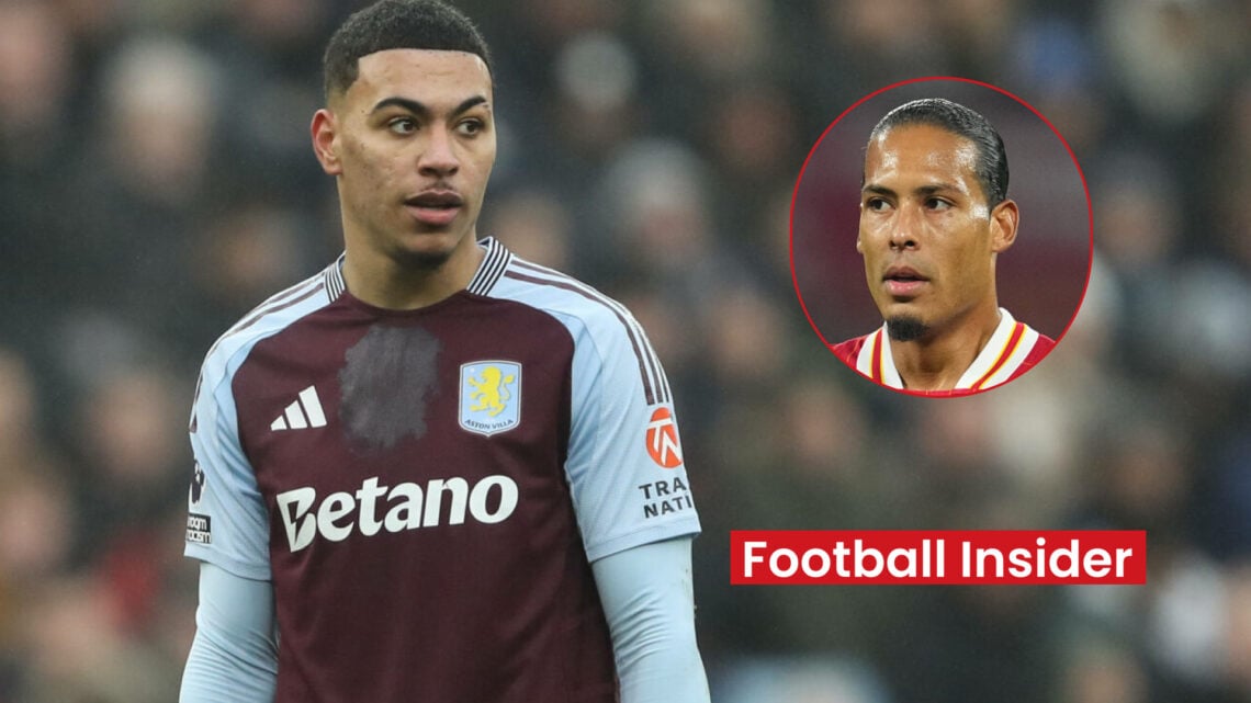 Aston Villa attacker Morgan Rogers and Liverpool defender Virgil van Dijk