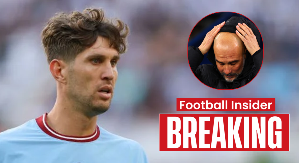 John Stones and Pep Guardiola