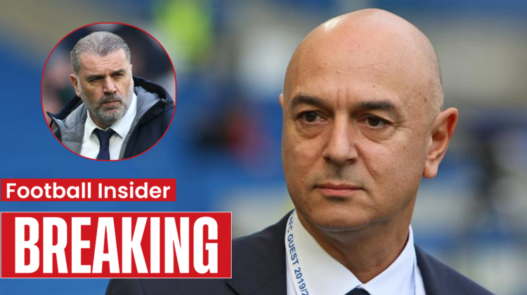 Tottenham owner Daniel Levy and manager Ange Postecoglou