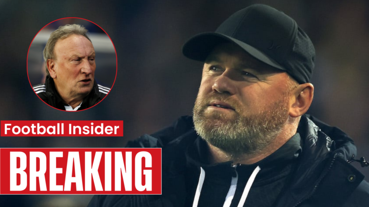 Former Plymouth manager Wayne Rooney and Neil Warnock