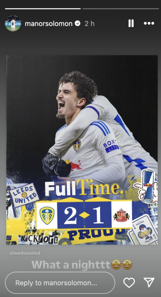 Leeds United Manor Solomon