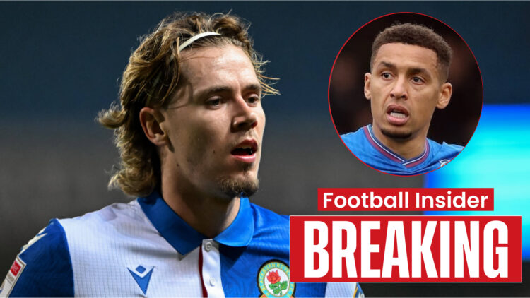 Rangers defender James Tavernier and Blackburn winger Todd Cantwell