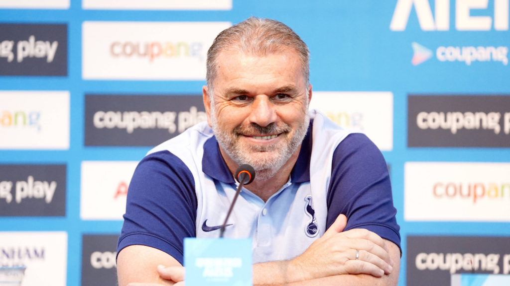 Tottenham manager Ange Postecoglou