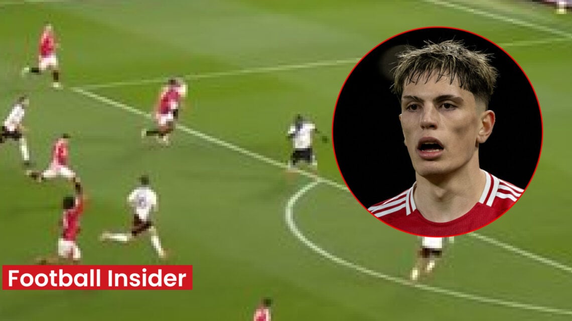 Man United v Fulham Alejandro Garnacho