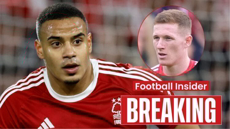 Nottingham Forest players Murillo and Elliot Anderson