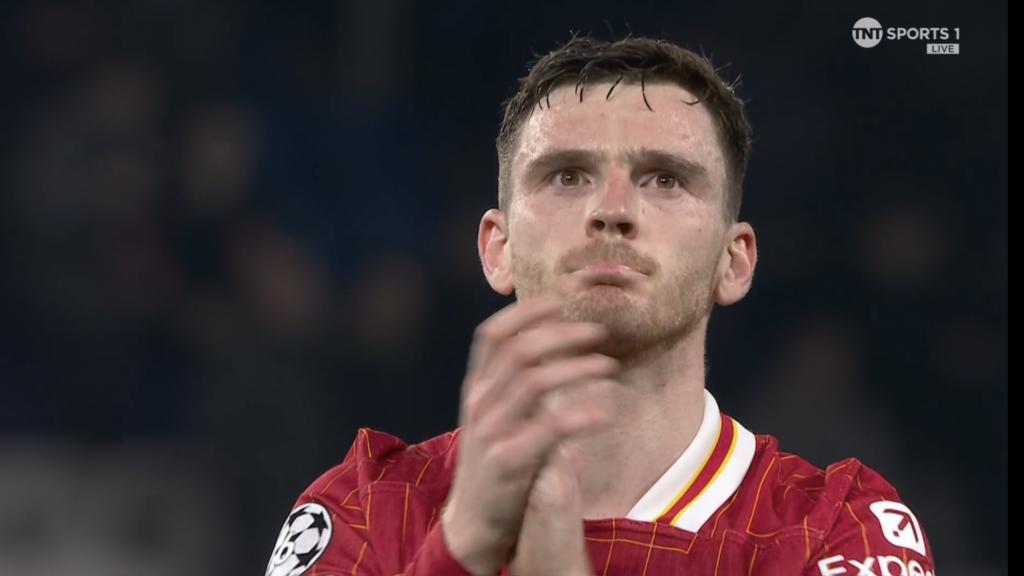 Liverpool defender Andy Robertson